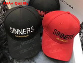 Balenciaga Baseball Cap with Sinners Embroidered On The Front Replica