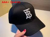 Burberry Monogram Motif Baseball Cap Black Cotton Replica