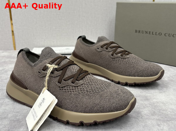 Brunello Cucinelli Cotton Chine Knit Runners Replica