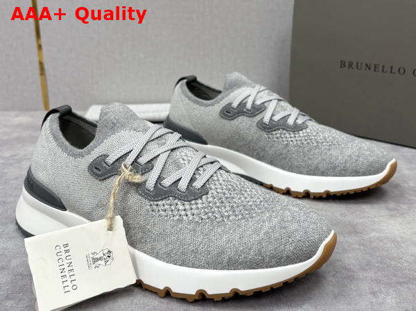 Brunello Cucinelli Cotton Chine Knit Runners Replica