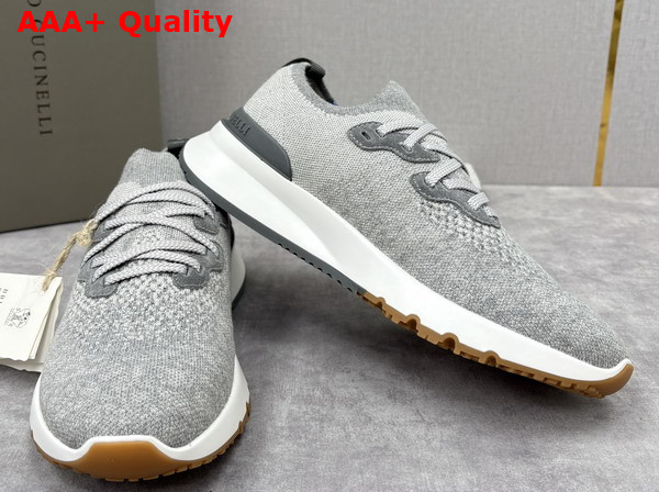 Brunello Cucinelli Cotton Chine Knit Runners Replica