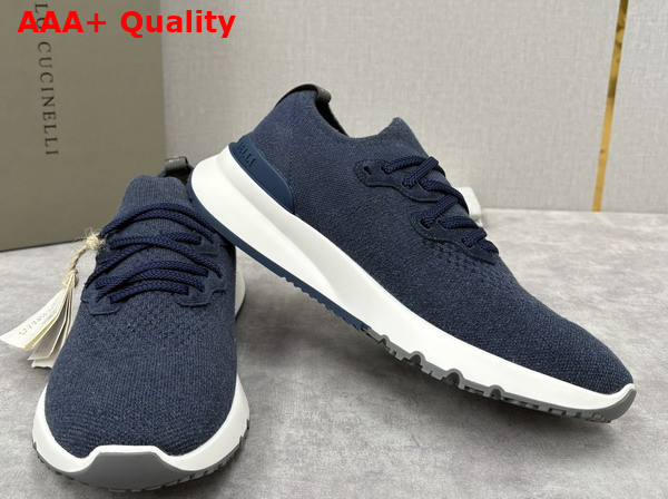 Brunello Cucinelli Cotton Chine Knit Runners Replica