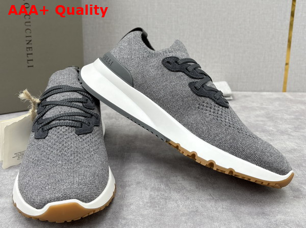 Brunello Cucinelli Cotton Chine Knit Runners Replica