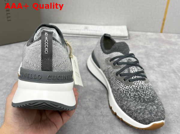 Brunello Cucinelli Cotton Chine Knit Runners Replica