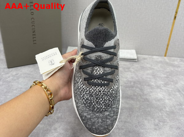 Brunello Cucinelli Cotton Chine Knit Runners Replica