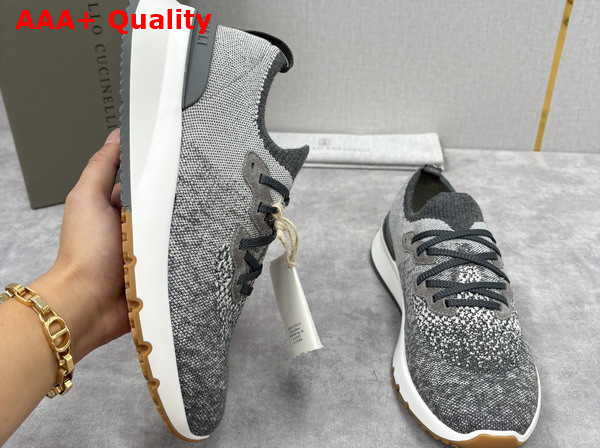 Brunello Cucinelli Cotton Chine Knit Runners Replica