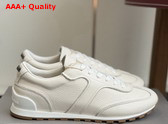 Brunello Cucinelli Leather Runners Butter Grained Soft Leather Runners with Shiny Loops Replica
