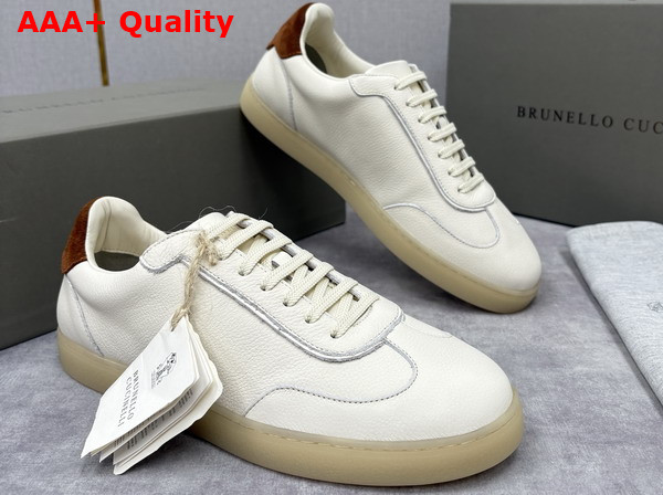 Brunello Cucinelli Men Deerskin Sneakers 252MZUKSGJ336 Replica