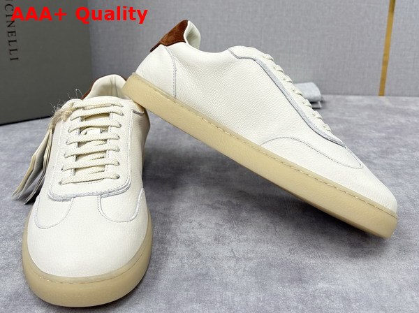 Brunello Cucinelli Men Deerskin Sneakers 252MZUKSGJ336 Replica