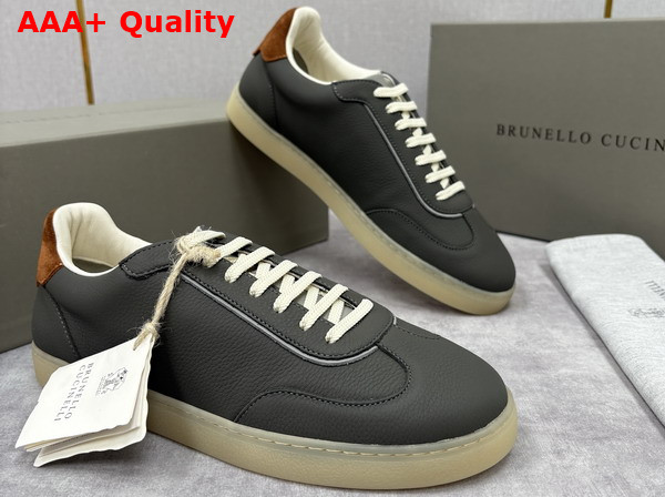 Brunello Cucinelli Men Deerskin Sneakers 252MZUKSGJ336 Replica