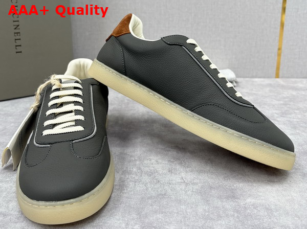 Brunello Cucinelli Men Deerskin Sneakers 252MZUKSGJ336 Replica