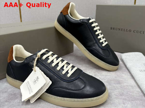 Brunello Cucinelli Men Deerskin Sneakers 252MZUKSGJ336 Replica