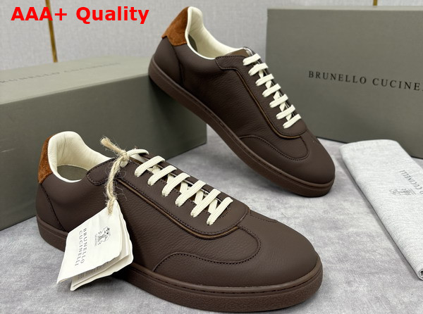 Brunello Cucinelli Men Deerskin Sneakers 252MZUKSGJ336 Replica
