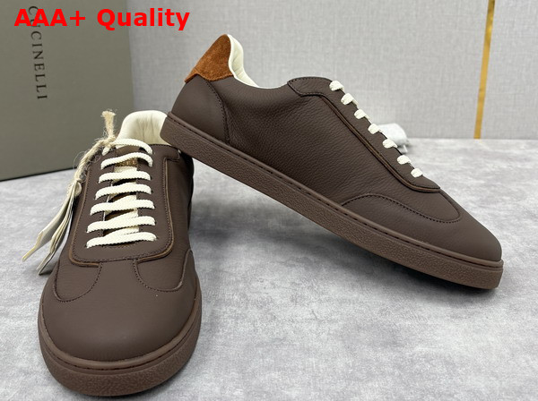Brunello Cucinelli Men Deerskin Sneakers 252MZUKSGJ336 Replica