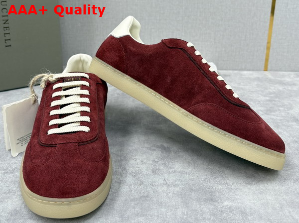 Brunello Cucinelli Men Suede Sneakers 252MZUSGGJ336 Replica