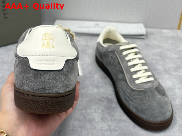 Brunello Cucinelli Men Suede Sneakers 252MZUSGGJ336 Replica