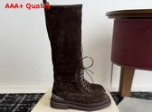 Brunello Cucinelli Suede Boots with Precious Detail Pepper Replica