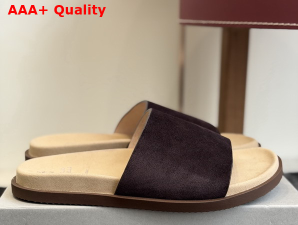 Brunello Cucinelli Suede Slides 261MZUSOLY236CHW89 Replica