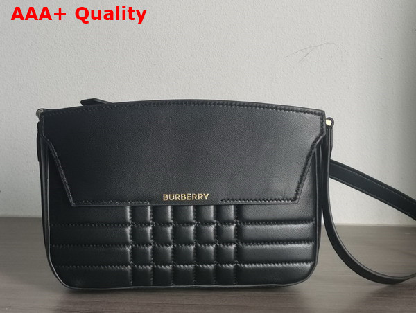 Burberry Catherine Shoulder Bag in Black Quilted Leather Replica