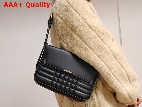Burberry Catherine Shoulder Bag in Black Quilted Leather Replica