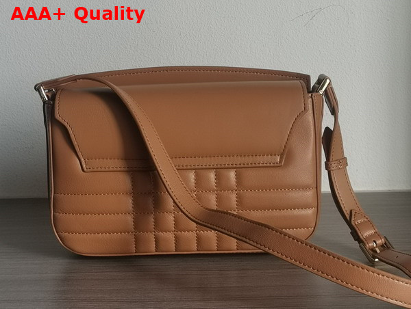 Burberry Catherine Shoulder Bag in Warm Russet Brown Quilted Leather Replica