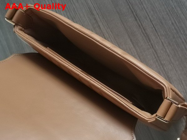 Burberry Catherine Shoulder Bag in Warm Russet Brown Quilted Leather Replica