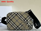 Burberry Check Crossbody Bag in Lichen Replica