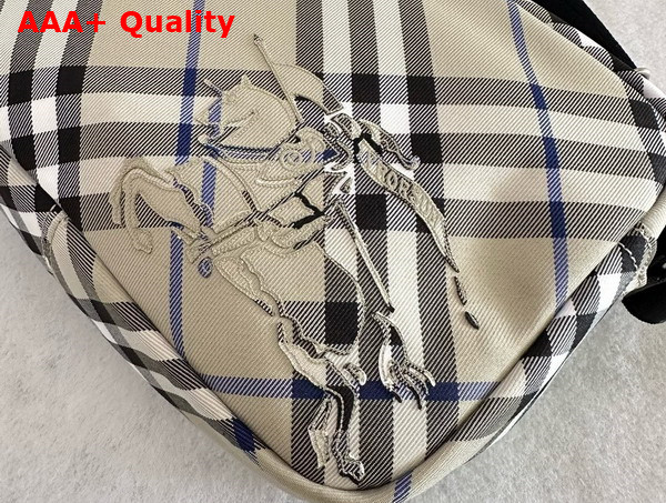 Burberry Check Crossbody Bag in Lichen Replica