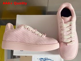 Burberry Check Knit Box Sneakers in Cameo Replica