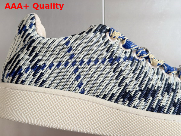 Burberry Check Knit Box Sneakers in Lichen Replica