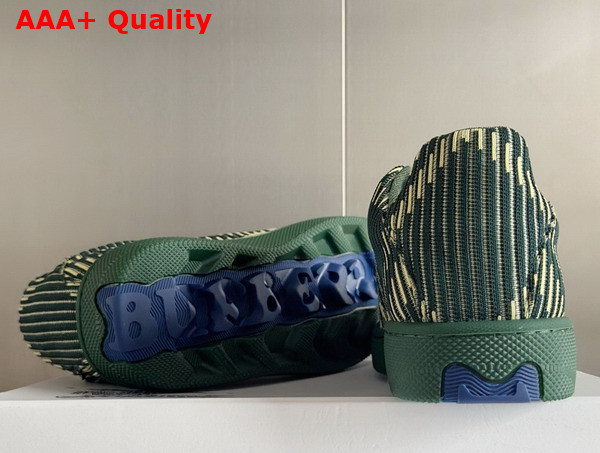 Burberry Check Knit Box Sneakers in Primrose for Men Replica