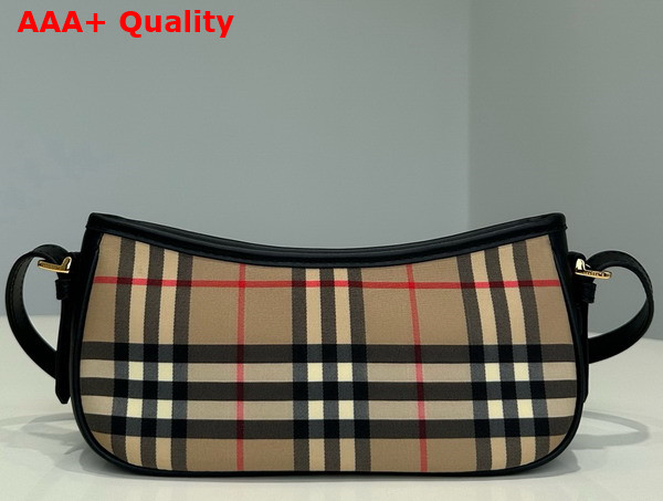 Burberry Check Sling Bag in Sand Replica