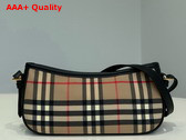 Burberry Check Sling Bag in Sand Replica