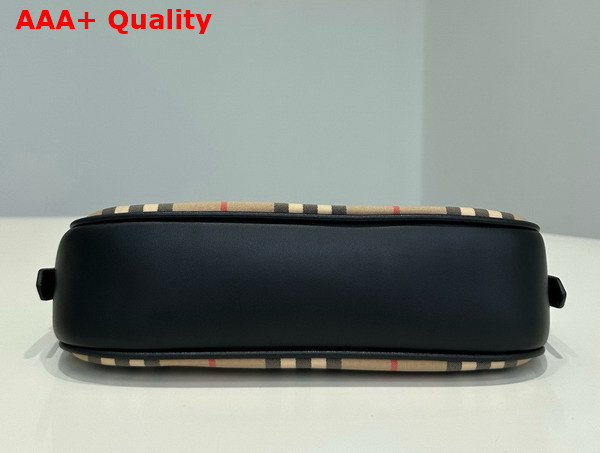 Burberry Check Sling Bag in Sand Replica
