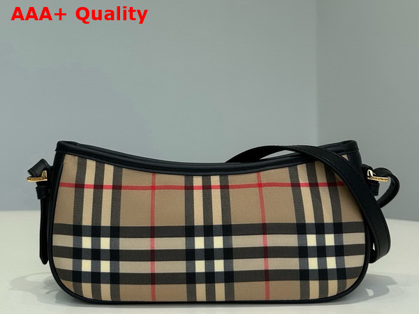 Burberry Check Sling Bag in Sand Replica