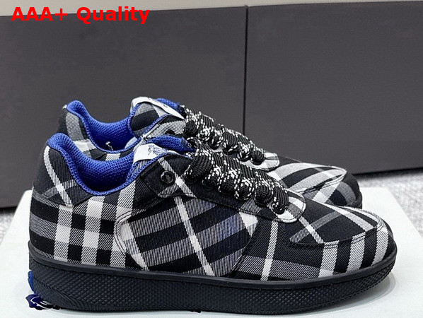 Burberry Check Terrace Sneakers in Black Replica