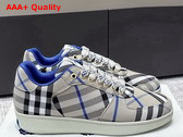 Burberry Check Terrace Sneakers in Lichen Replica