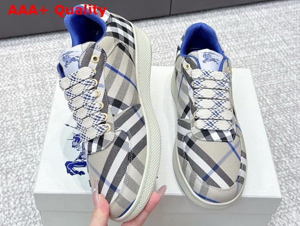 Burberry Check Terrace Sneakers in Lichen Replica