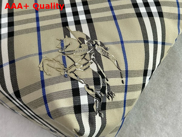 Burberry Check Tote in Lichen Replica
