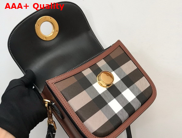 Burberry Check and Leather Small Elizabeth Bag Replica