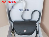 Burberry Chess Satchel in Black Full Grain Calf Leather Replica