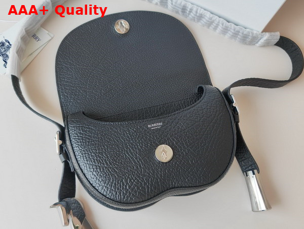 Burberry Chess Satchel in Black Full Grain Calf Leather Replica