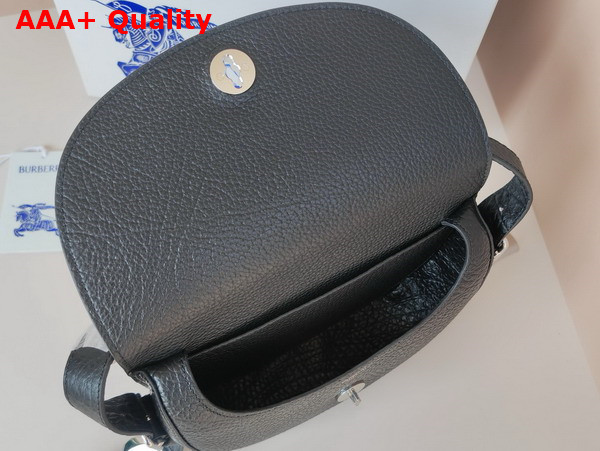 Burberry Chess Satchel in Black Full Grain Calf Leather Replica