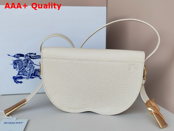 Burberry Chess Satchel in Pearl Full Grain Calf Leather Replica