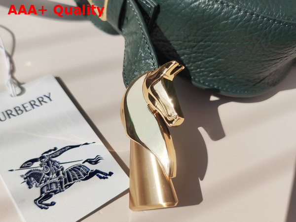 Burberry Chess Satchel in Vine Full Grain Calf Leather Replica