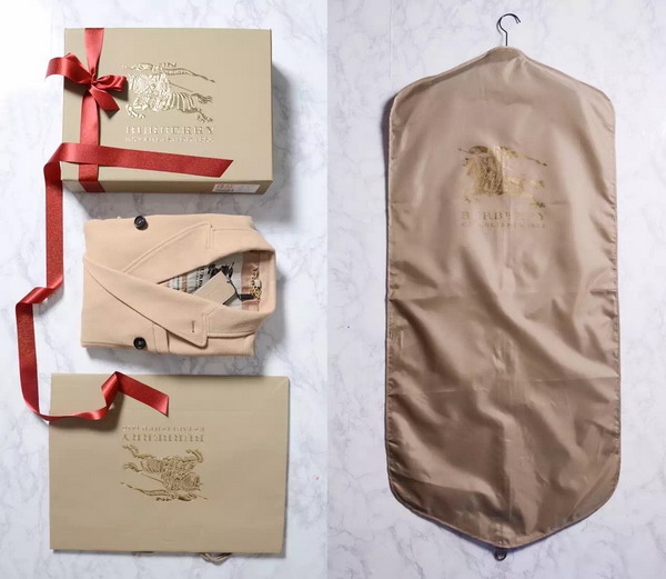 Burberry Double Breasted Tailored Cashmere Coat Camel for Sale