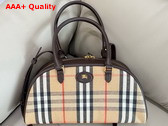 Burberry Highlands Bowling Bag in Sand Replica