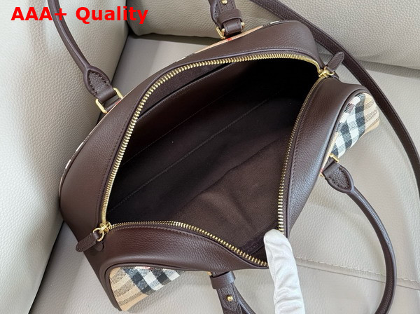 Burberry Highlands Bowling Bag in Sand Replica