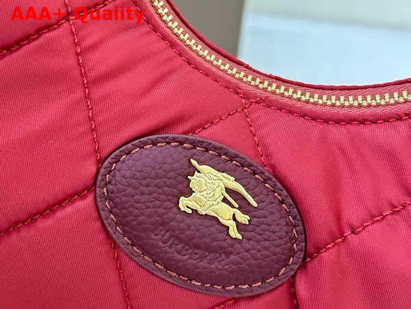 Burberry Horseshoe Crossbody Bag in Cherry Red Replica