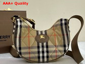 Burberry Horseshoe Crossbody Bag in Sand Replica